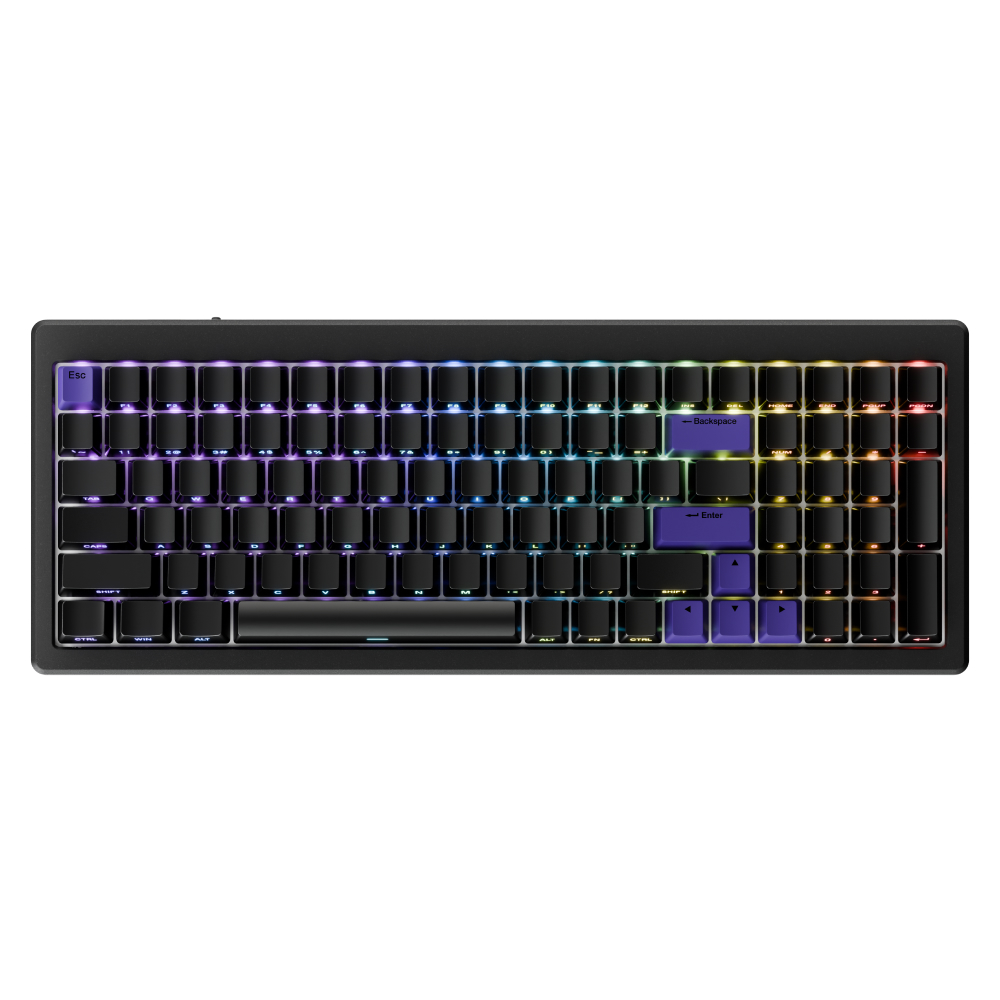 Ducky Cushion 98 Black Mechanical Keyboard Ducky Silent Green Switch