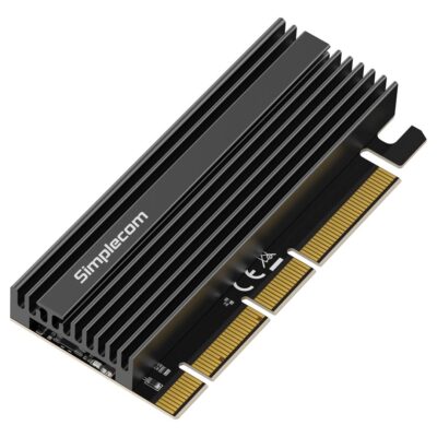 Simplecom EC415B NVMe M.2 SSD to PCIe x4 x8 x16 Expansion Card