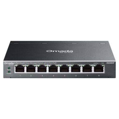 TP-Link ES208GP Omada 8-Port Gigabit Easy Managed Switch with 8-Port PoE+