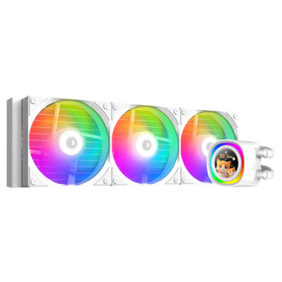 ID-COOLING FX360 LCD Liquid CPU Cooler White
