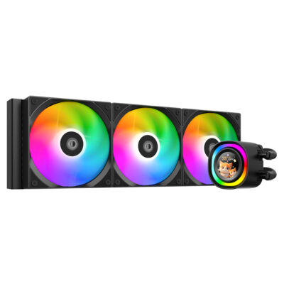 ID-COOLING FX360 LCD Liquid CPU Cooler Black