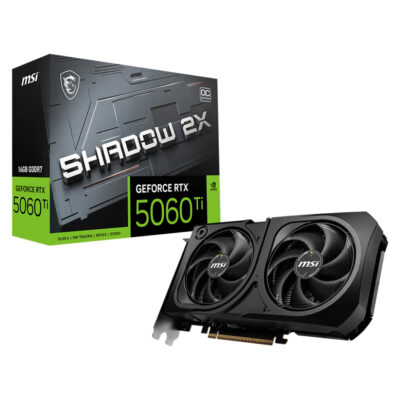 MSI GeForce RTX 5060 Ti Shadow 2X OC Plus GDDR7 16GB
