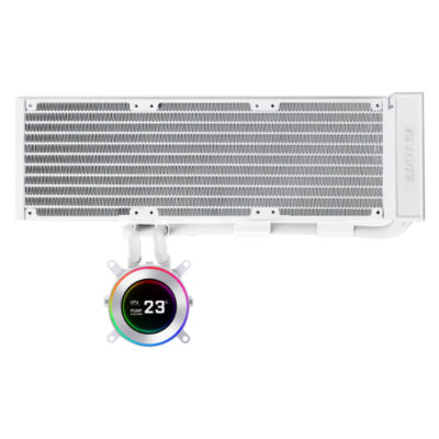 Lian Li Hydroshift II LCD-C 360N AIO Fanless CPU Cooler White