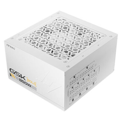 Antec GSK850 V2 850W 80+ Gold Fully Modular PCIe 5.1 ATX 3.1 Power Supply White