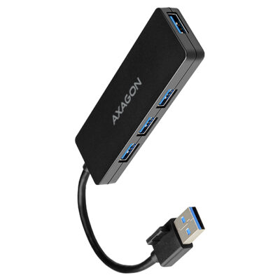 Axagon SuperSpeed 4-Port USB-A 3.2 Gen 1 Slim Hub
