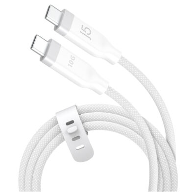 j5create USB-C 3-in-1 Charge and Data Cable White 1.2m