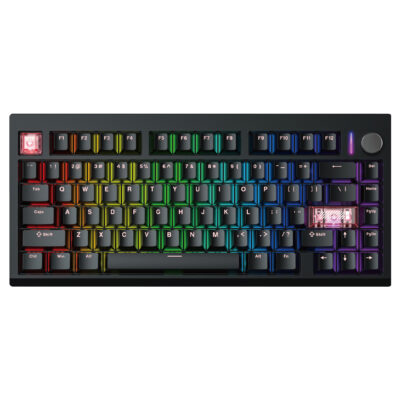 Fantech MAXFIT8 QMK Wireless Mechanical Keyboard Brown Switch