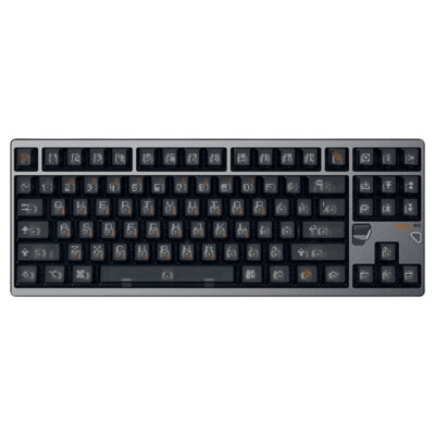 Qwertykeys QK and ATK Hex80 8K HE Wired Magnetic Custom Keyboard Anodised Grey