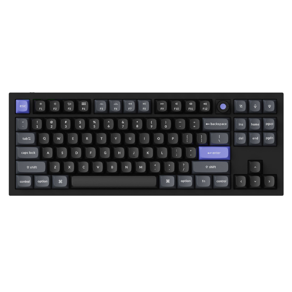 Keychron Q3 HE 8K Magnetic Switch Keyboard Black Ultra Fast Lime Magnetic Switch Black