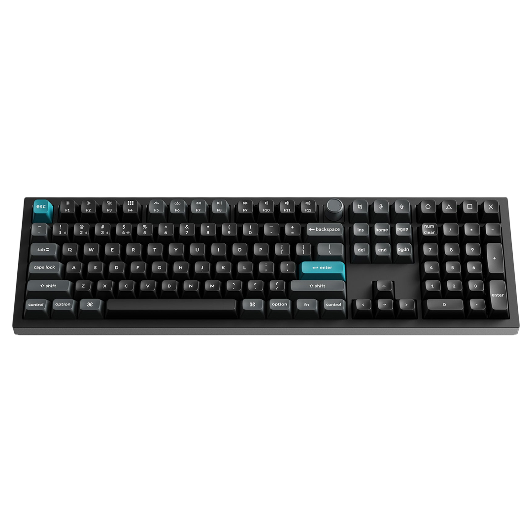 Keychron Q6 Ultra 8K Wireless Custom Mechanical Keyboard Silk POM Red Switch Black