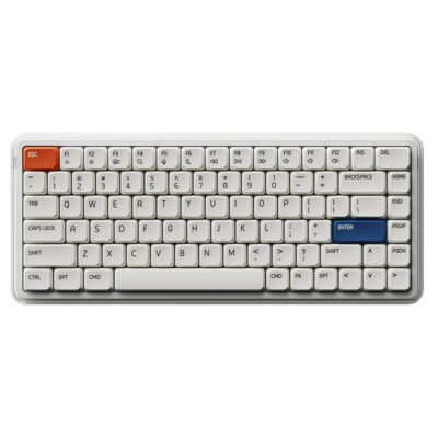 MelGeek O2 Tri-Mode Wireless Mechanical Keyboard White