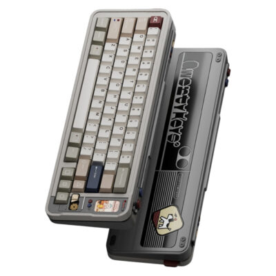 Qwertykeys QK65 MK3 Prebuilt Wireless Mechanical Keyboard Retro Console