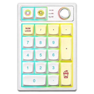 YUNZII YZ19 Wireless Mechanical Knob Numeric NumPad Macaron