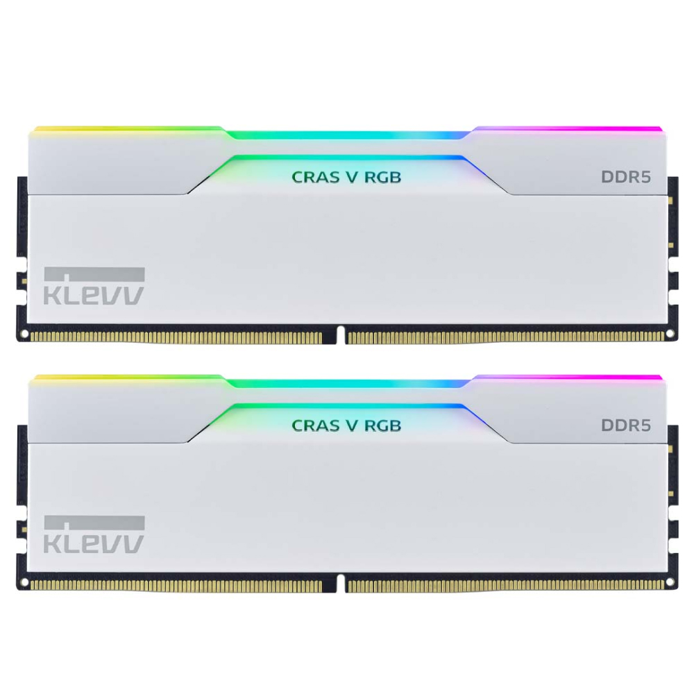Klevv Cras V RGB 32GB (2x16GB) 6400MHz CL32 DDR5 White