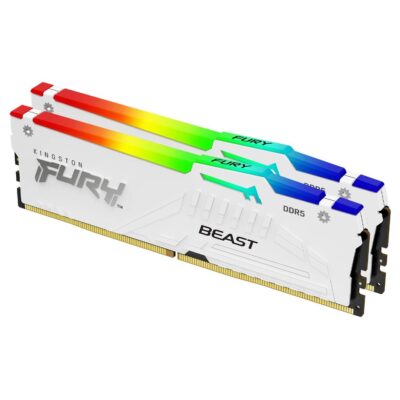Kingston Fury Beast RGB 32GB (2x16GB) 6000Mhz CL36 DDR5 White