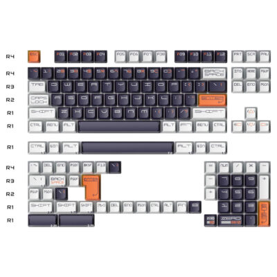 Keytok KOL Zero Division Dye-Sub PBT Full Keycap Set 142 Key