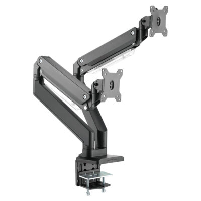 Brateck Heavy-Duty Gas Spring Dual Monitor Mount