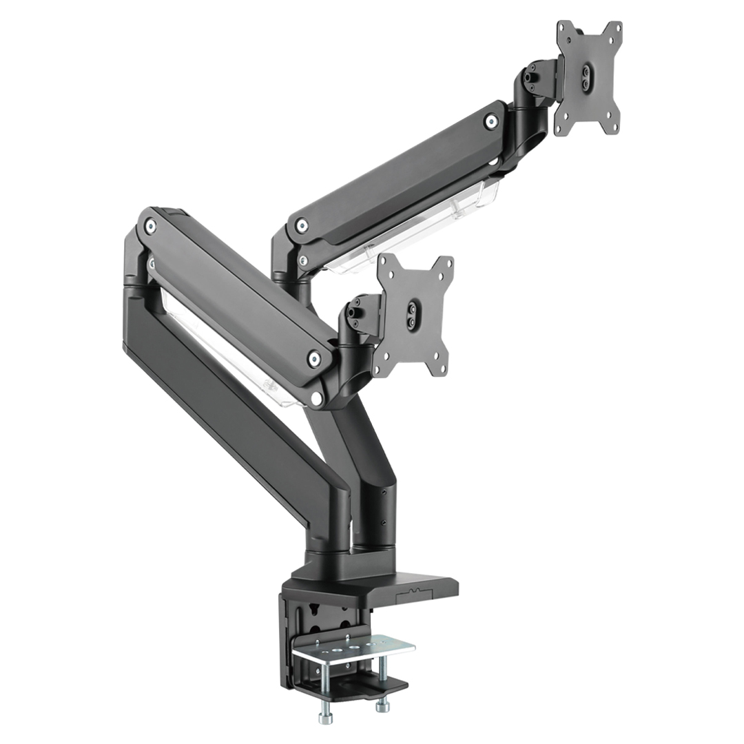 Brateck Heavy-Duty Gas Spring Dual Monitor Mount