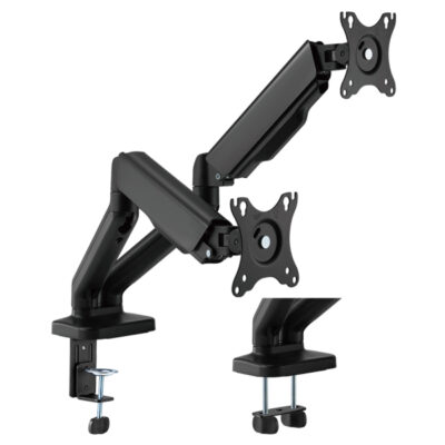 Brateck LDT46-C024E Cost Effective Mechanical Spring Dual Monitor Arm
