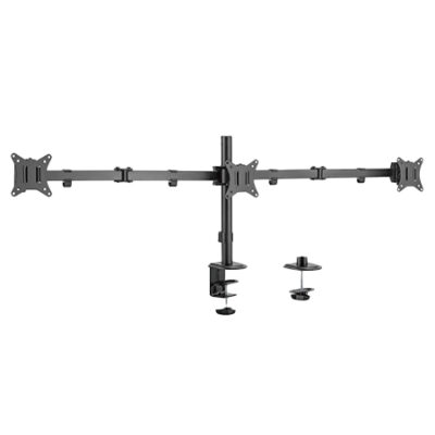Brateck LDT66-C034 Triple-Monitor Steel Articulating Monitor Mount Fit