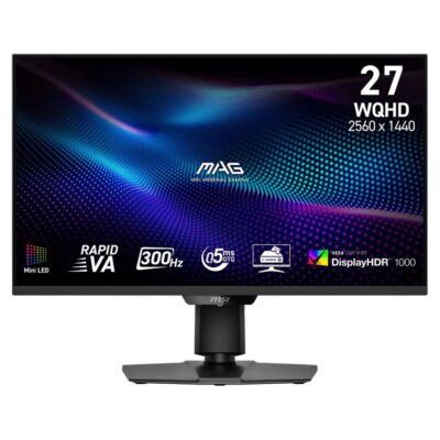 MSI MAG 274QPF X30MV WQHD 300Hz HDR Mini LED 27in Gaming Monitor