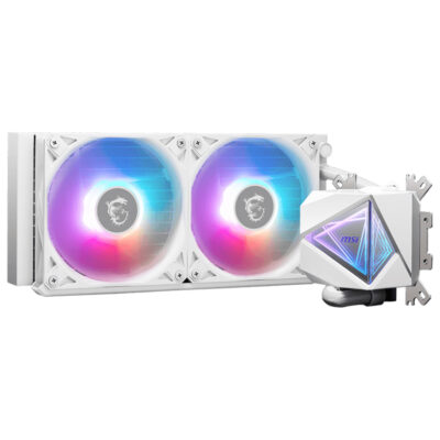 MSI MAG Coreliquid I240 AIO Liquid CPU Cooler White