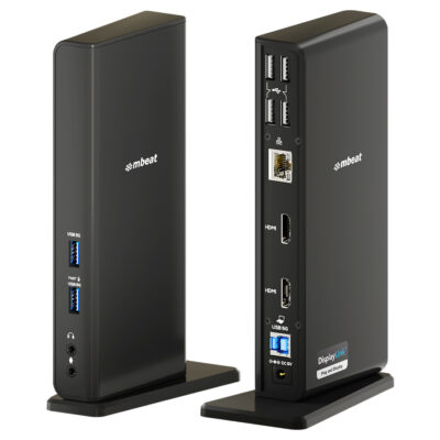 mbeat USB-C/A Dual HDMI DisplayLink Docking Station