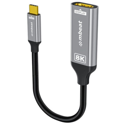 mbeat Tough Link 8K USB-C to HDMI Adapter Space Grey