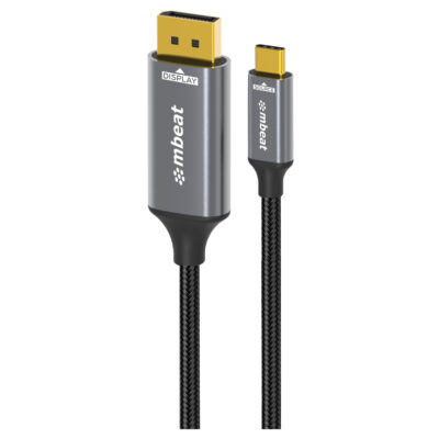 mbeat ToughLink 8K 1.8m USB-C to DisplayPort Cable