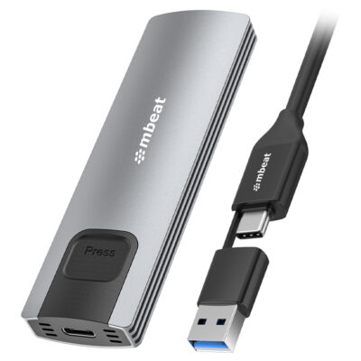 mbeat 10Gbps M.2 NVMe SATA SSD Enclosure