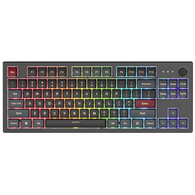 Montech MK87DR RGB Hot-Swap Mech Keyboard Gateron G Pro Red