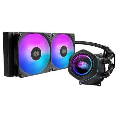 Cooler Master MasterLiquid Core Nex 240 ARGB AIO Liquid Cooler Black