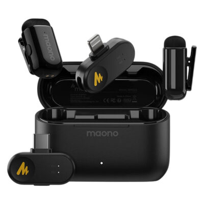 Maono WAVE T1 MINI Wireless Microphone Type-C with Charger Case