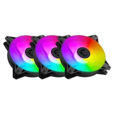 MSI MPG F120 ARGB 120mm Fan Black 3 Pack