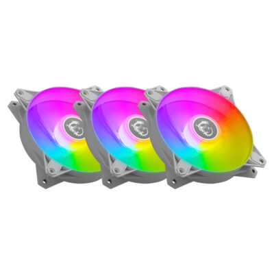 MSI MPG F120 ARGB 120mm Fan White 3 Pack