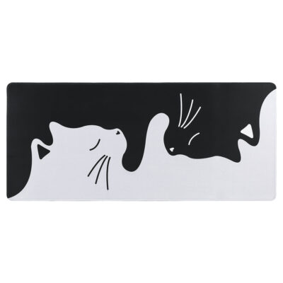 YUNZII Keynovo Hug White Cat Mouse Pad Desk Mat