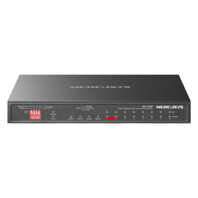 Mercusys MS112GMP 12 Port Gigabit Switch With 8 Port PoE+