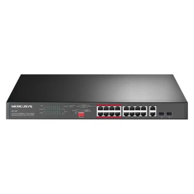 Mercusys MS120GP 20-Port Gigabit Rackmount Switch with 16-Port PoE+