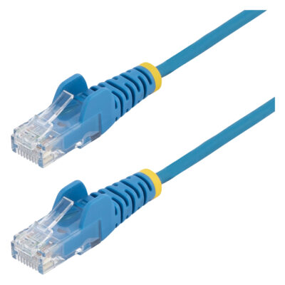 StarTech Slim CAT6A LSZH Ethernet Cable 1m Blue