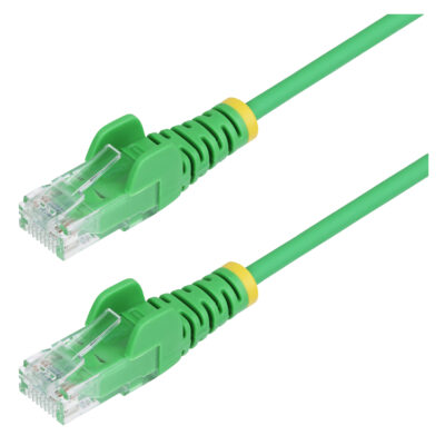 StarTech Slim CAT6A LSZH Ethernet Cable 1m Green