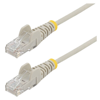 StarTech Slim CAT6A LSZH Ethernet Cable 1m Grey