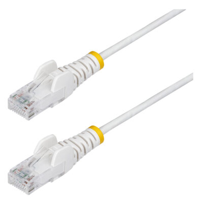 StarTech Slim CAT6A LSZH Ethernet Cable 1m White
