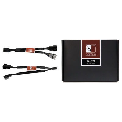 Noctua 4pin 11cm PWM Fan Power Splitter Cable 2 Pack
