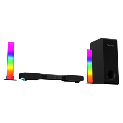 ONEX ThunderBeam 2.1 RGB Gaming Soundbar with Smart Light Bars & Subwoofer