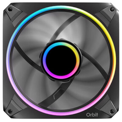 Antec Oribt 120mm ARGB PWM Fan 3 Pack Black