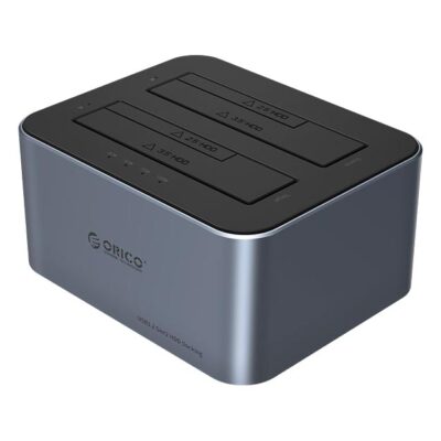 Orico 2.5/3.5in SATA Hard Drive Dual-Bay Docking Station
