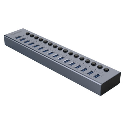 Orico 16 port USB3.0 Aluminum Alloy Hub with Individual Switches