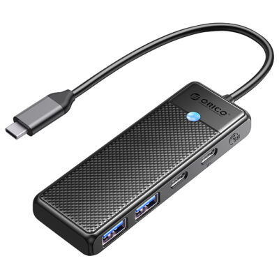 Orico PAPW2AC 4-Port USB 3.0 15cm Hub Black