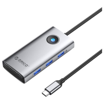 OricoType-C 6-in-1 5Gbps Multifunction Docking Station Silver