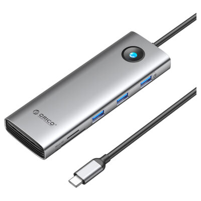 OricoType-C 9-in-1 5Gbps Multifunction Docking Station Silver